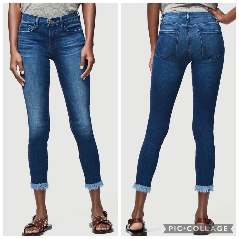 \Frame\• Le Skinny de Jeanne Crop in Cantine